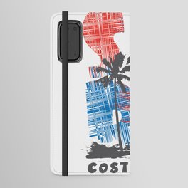 Costa Rica surf paradise Android Wallet Case