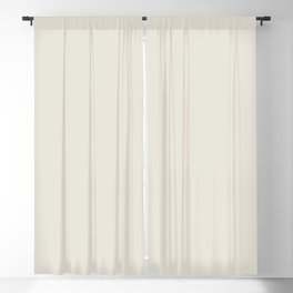 Oyster Shell Solid Color Accent Shade Matches Sherwin Williams Pearly White SW 7009 Blackout Curtain