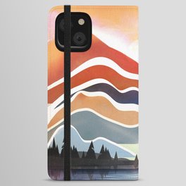 Abstract Landscape No5 iPhone Wallet Case