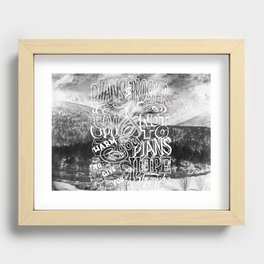 Jeremiah Typography  Recessed Framed Print