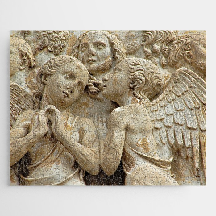 Orvieto Cathedral Angels Gothic Art Facade Relief Jigsaw Puzzle
