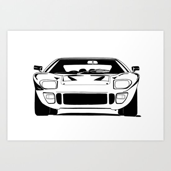 GT40 Art Print