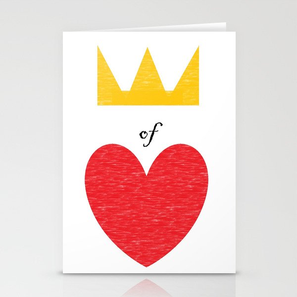Queen of Hearts Stationery Cards