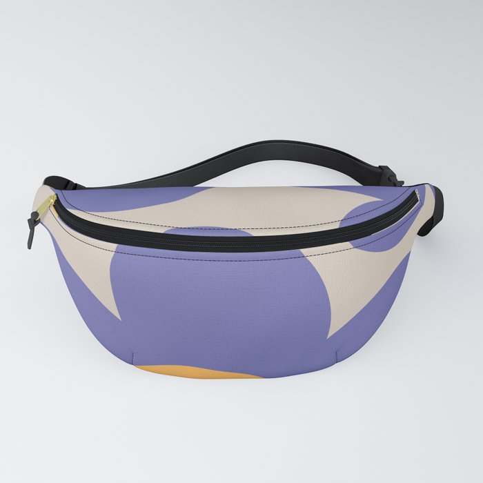 Very peri retro flowers Fanny Pack