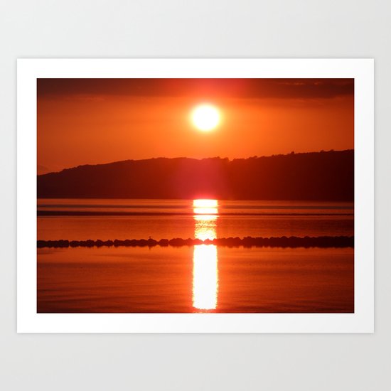Sunset Art Print