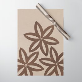 Geometric Flower Wrapping Paper