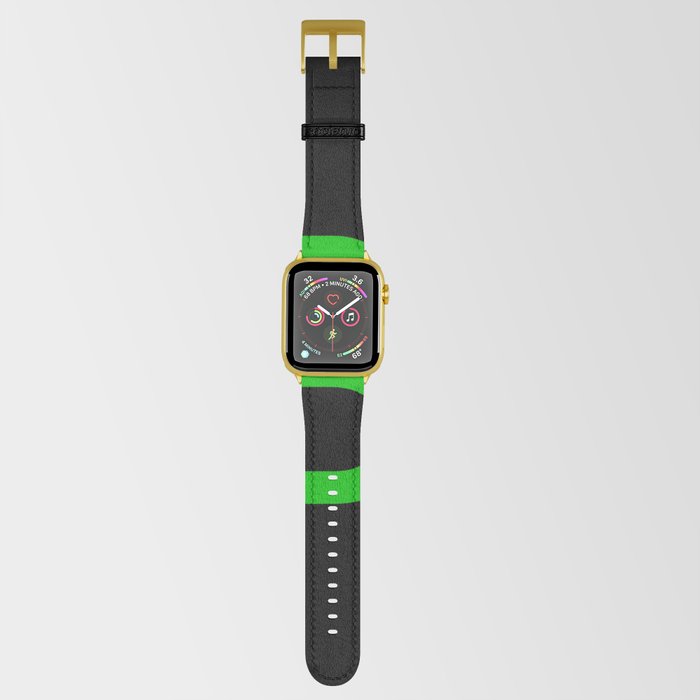 LETTER B (GREEN-BLACK) Apple Watch Band