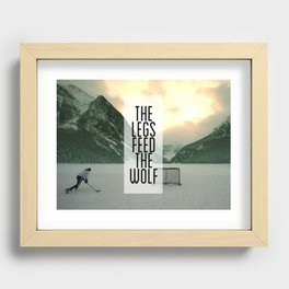 The Legs Feed The Wolf Recessed Framed Print