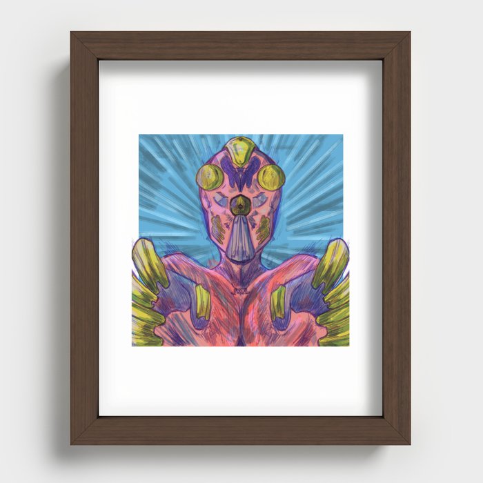 Is This a Robot? Recessed Framed Print