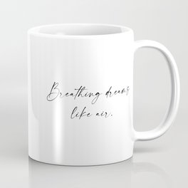 Breathing dreams like air, F. Scott Fitzgerald Mug
