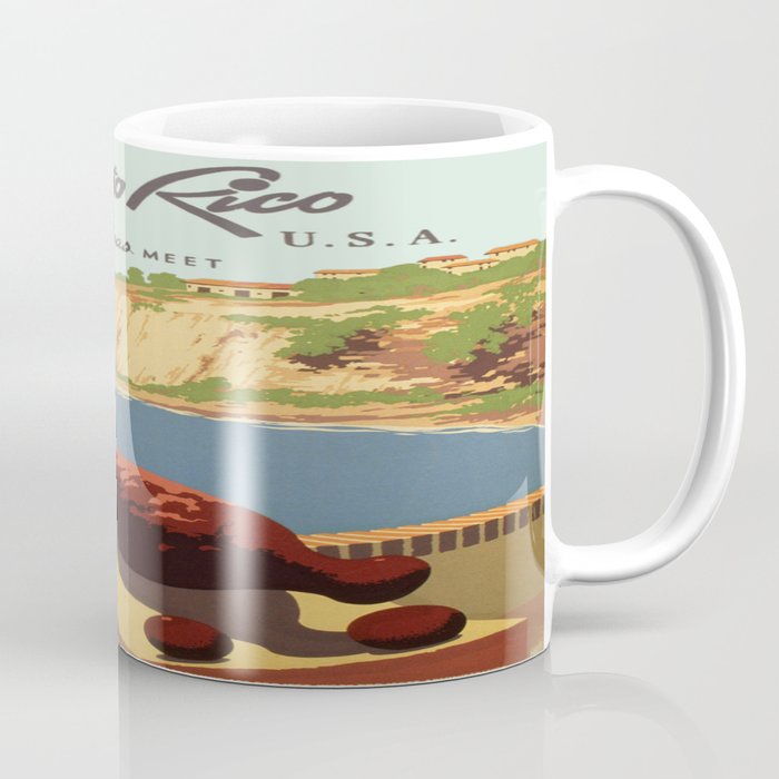 Vintage poster - Puerto Rico Coffee Mug