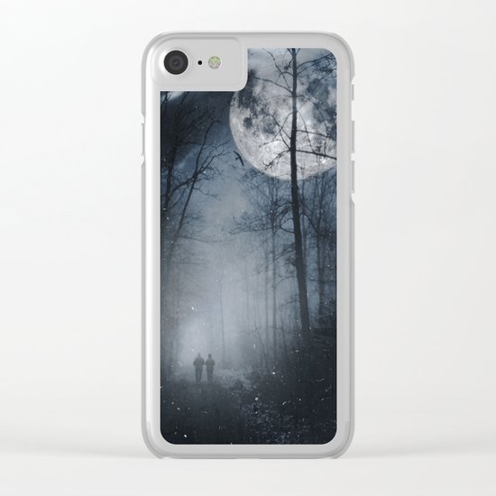 moon walkers Clear iPhone Case