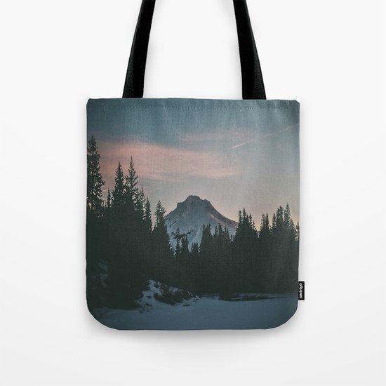 Frozen Mirror Lake Tote Bag