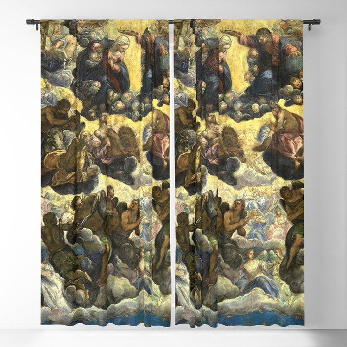 Tintoretto (Jacopo Robusti) "The paradise"(Doge's Palace, Venice) Blackout Curtain