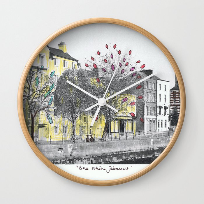Eine Schoene Jahreszeit (Detail) Wall Clock