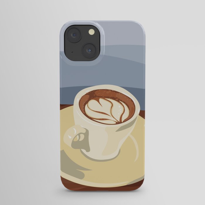 Calm Morning Café Latte iPhone Case