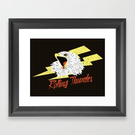 Screaming Eagle (Rolling Thunder) Framed Art Print