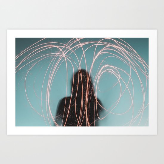 Light face Art Print