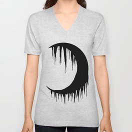 "Dark moon" V Neck T Shirt
