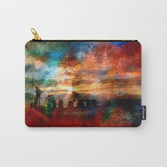 Abstract Landscape Carry-All Pouch