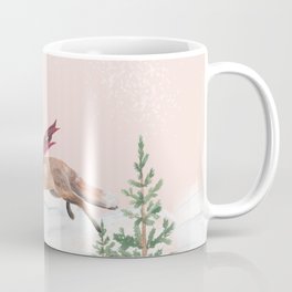 The Fox and a Merry Sprint Coffee Mug