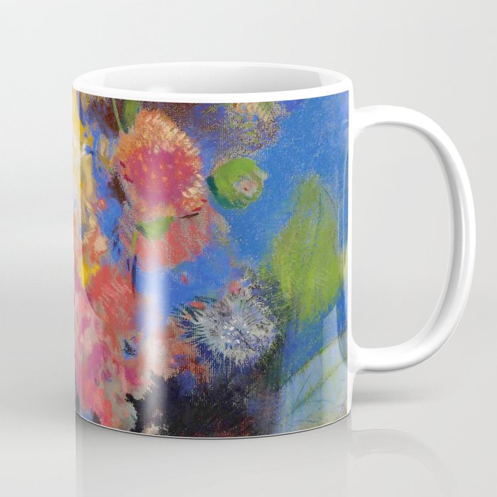 Odilon Redon "Flowers in a vase" Coffee Mug