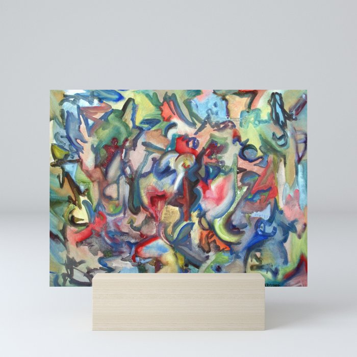 Grow An Abstract Expressionist Botanical Oil Painting Mini Art