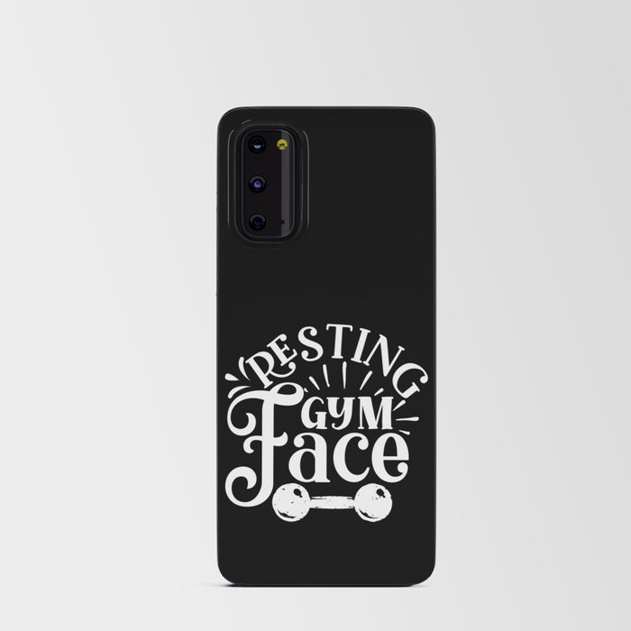 Resting Gym Face Funny Description Fitness Android Card Case