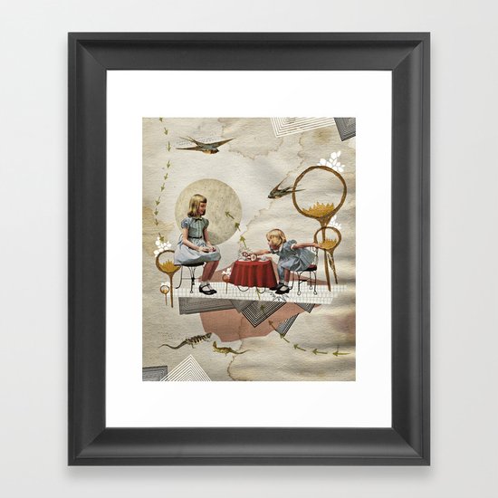 tea time Framed Art Print