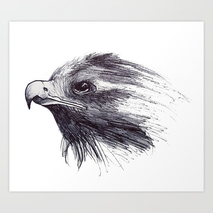 Black Bird / Crow Art Print