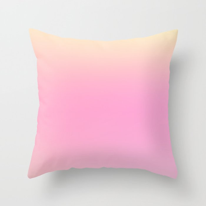 15  Gradient Background Pastel Aesthetic 220531 Minimalist Art Valourine Digital  Throw Pillow