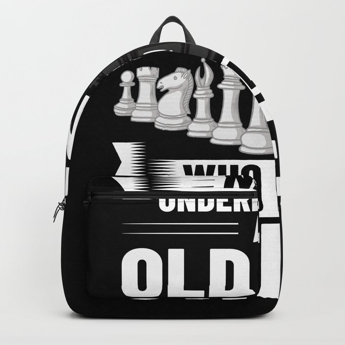 Chess Board Player Opening Game Beginner Backpack