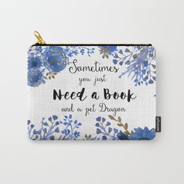 Need Books & Dragons Carry-All Pouch