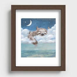 A Sloth's Dream Recessed Framed Print