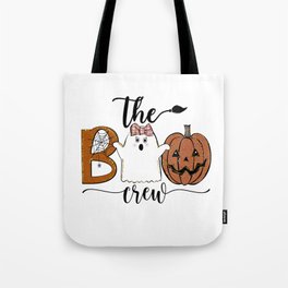 Halloween funny cute ghost girl pumpkin Tote Bag
