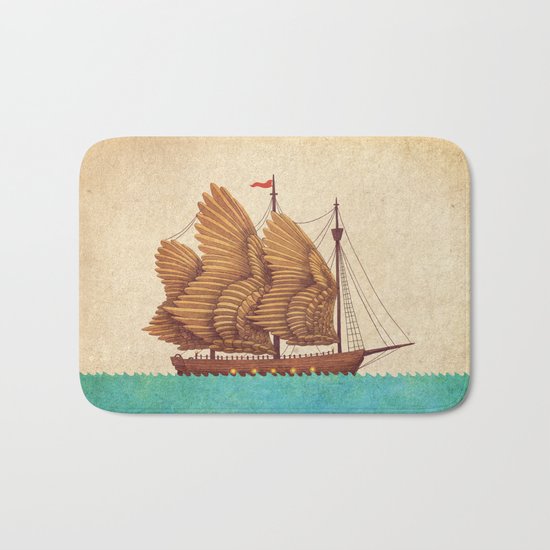 Winged Odyssey Bath Mat