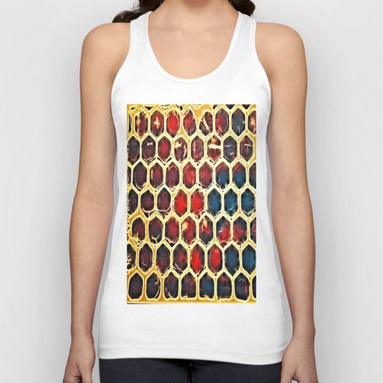 Hexy Bubbles Unisex Tank Top