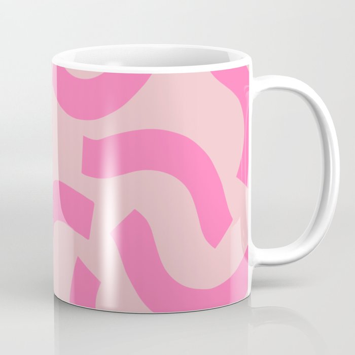 Pink Waves Coffee Mug