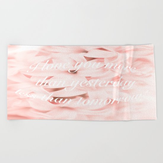 Be my Valentine... Beach Towel