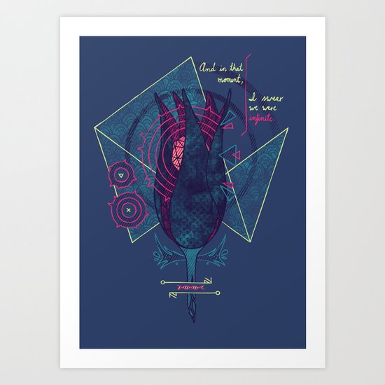 The Perks of Being a Wallflower Art Print
