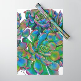 Rainbow Succulent No. 04 Wrapping Paper