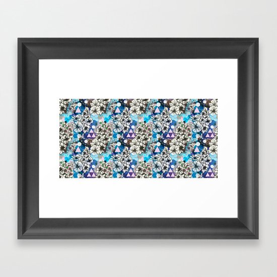 Floral Pattern Framed Art Print