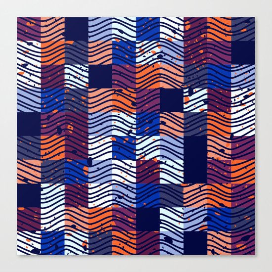 Square Wave Canvas Print