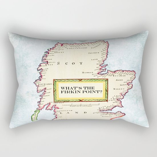 The Scottish Question Pictorial version Rectangular Pillow