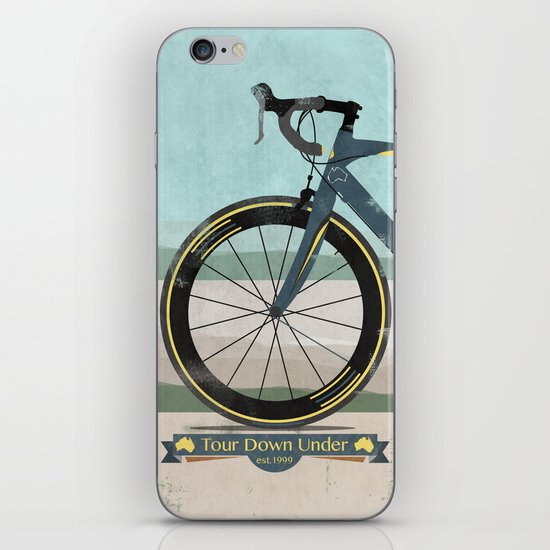 Tour Down Under Bike Race iPhone Skin
