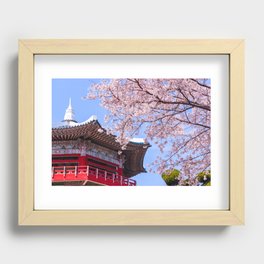 Cherry Blossoms 2 Recessed Framed Print