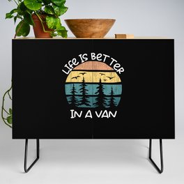 Travel Life Is Better In A Van Camping Credenza