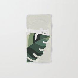 Cat and Plant 12C Hand & Bath Towel