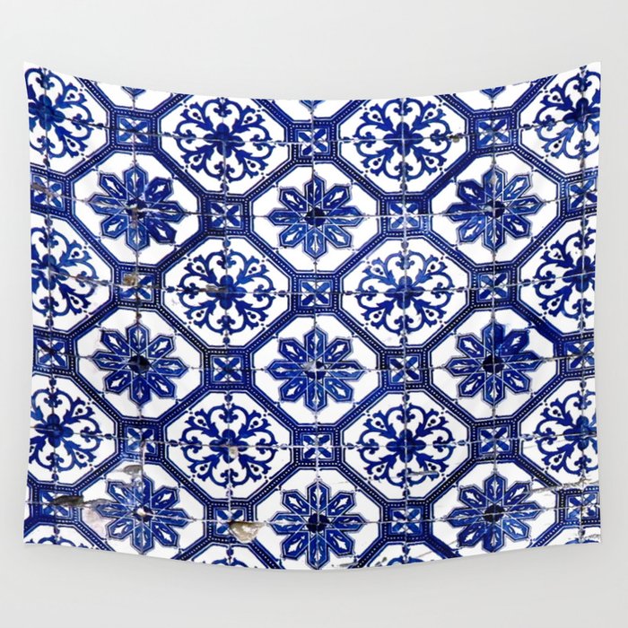 Portuguese Tile Wall Tapestry