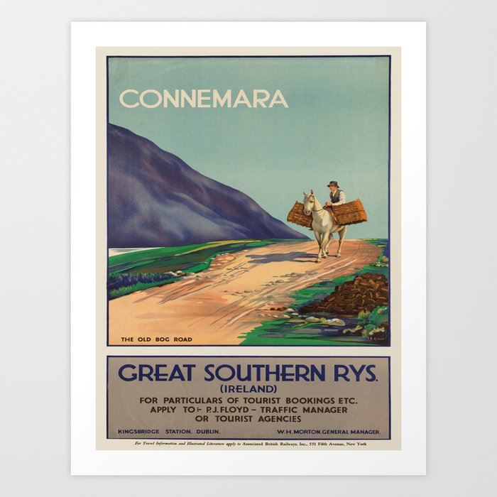 Vintage poster - Ireland Art Print